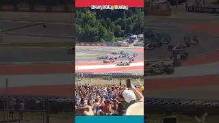 Max Verstappen & Kimi Antonelli's Austrian GP crash #maxverstappen #kimiantonelli #austriangp