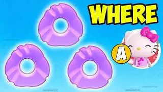 How to find PURPLE POWER CRYSTALS in Hello Kitty Island Adventure (EASY, 2025)