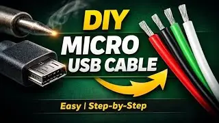 🔌 How to Make Mini USB Cable at Home 🛠️ | Easy DIY Tutorial