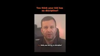 You think your kid has no discipline? #shorts