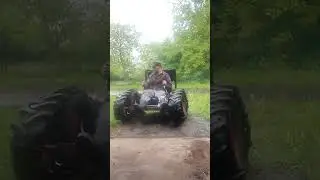 Дождь - наше время! #music #farming #diy #machine #excavator #rain #jcb