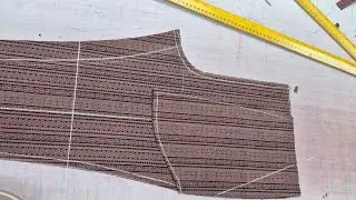 Palazzo straight pant ki cutting and stitching! Easy method pant cutting! #cuttingvideo #stiching