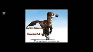 🦖 Mezozoik &Ccedil;ağ 🦖 11.b&ouml;l&uuml;m (Utahraptor,utah'ın avcısı) Yer:Kuzey Amerika