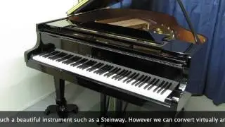 Steinway S Grand with iQ iPad Air - J&L Piano (UK)