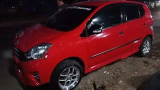MODIFIKASI TOYOTA AGYA PAKE VELG ENKEI TUNING R15 ,LEBAR 7 RATA