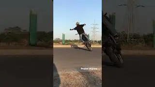 No hand circle wheelie practice for the first time in Assam #pratimsharma #assam