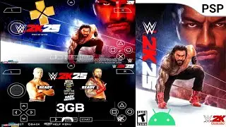 Игра WWE 2K25 PSP на эмуляторе PPSSPP для Android | Коди Роудс против Романа Рейнса | Геймплей
