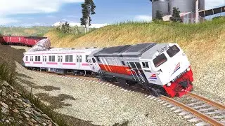 Crazy Train Vs Persilangan Palang Pintu Kereta Api India - पागल ट्रेन बनाम भारतीय रेलवे चौराहा