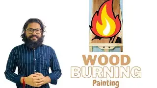 Wood burning painting | Buddha painting, pyrography ,wood burning with the help of soldering tool