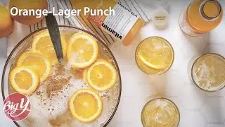 Orange-Lager Punch Recipe