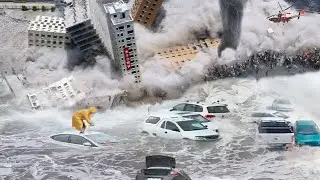 TOP 30 minutes of disaster! Large-scale events around the world have been captured on camera! part 5