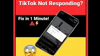 How to fix TikTok isn't responding problem 2025 | TikTok not opening problem  | TikTok not working