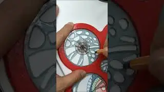 Spirograph design #Spirograph Art Satisfying Video geometric patterns #shorts #ytshorts #spirography