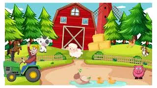 Learn FARM ANIMALS |Educational Video for Babies and Toddlers |Learning for Kids |Sounds |Vocabulary