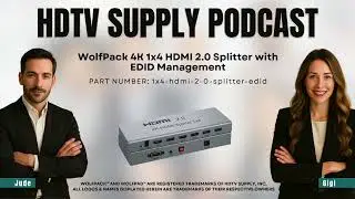 WolfPack 4K 1x4 HDMI 2 0 Splitter with EDID Management