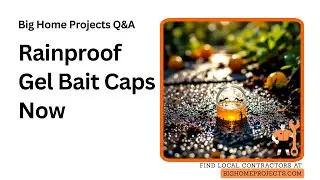 Rainproof Ant Gel Caps For Garden Trails