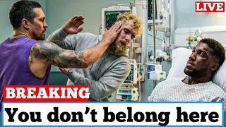 🚨 BREAKING: Oleksandr Usyk Faces Off With Jake Paul at Hospital While Visiting Anthony Joshua