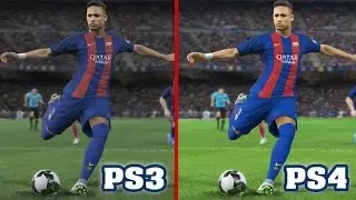 PES 2017 - PS3 vs PS4 Graphics and Gameplay Comparison