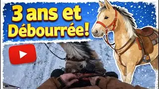 3 ANS ET UNE SELLE SUR LE DO! - Balade à cheval #cheval #equestrianjourney #horse #balades 