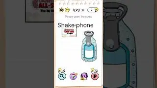 please open the soda#braintestgames level 35✓#braintestsolution #viralshort #viralvideo #gaming
