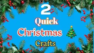2 Easy Christmas Paper Crafts | DIY Holiday Decorations for Kids & Adults |