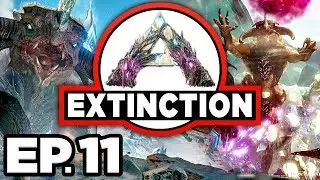 ARK: Extinction Ep.11 - MANAGARMR ICE JUMPER DINOSAURS TAME ATTEMPT!!! (Modded Dinosaurs Gameplay)