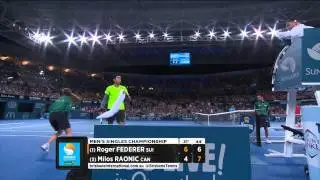 Brisbane 2015 Final Highlights Federer Raonic