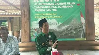 sambutan bapak KH  Ishom Ahamdi di reuni NASMEK 2025