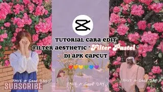 TUTORIAL CARA EDIT FILTER AESTHETIC DI APK CAPCUT | FILTER PASTEL | TUTORIAL