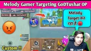😠Melody Gamer Ne Target Krke ||God clan|| Ko mara Reality please Watch Tushar Reaction