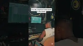 Me, anytime i make beats in the studio.. #producer #fypシ #musicproducer