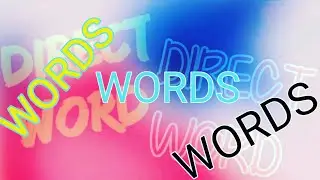 DIRECT WORD/ WORDS