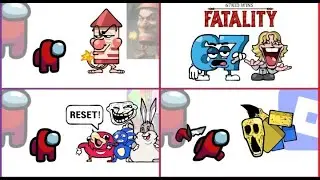 Un mini compagno di squadra uccide personaggi italiani di Brainrot - Parte 18 | Among Us