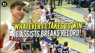 Jordan McCabe Record-Breaking 16 Assists vs Undefeated Team! 