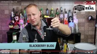 Aviation Gin Cocktail - Blackberry Syrup Drink - Rob Husted - Cocktail Network Live