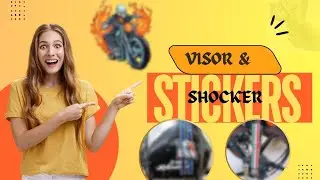 SPLENDOR VISOR STICKER | SHOCKER STICKERS | CUSTOME DESIGNS | FOR ALL BIKES | @Sr_grafix
