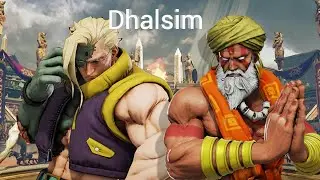 Nash vs Dhalsim matchup SFV:CE