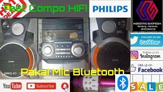 Test Compo HIFI Philips FW V355 With Bluetooth Mic For Sale
