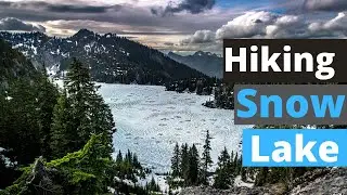 Hiking Snow Lake in the Spring time. Snoqualmie Pass Hikes