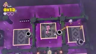 Captain Toad: Treasure Tracker - Poison Canal Cannon Run