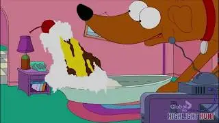 The Simpsons - S22E11 - Flaming Moe [Couch Gag]
