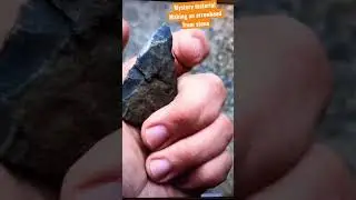 Making an arrowhead from mysterious stone in New England