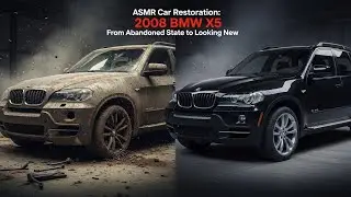 ASMR Car Restoration: 2008 BMW X5 From Abandoned State to Looking New