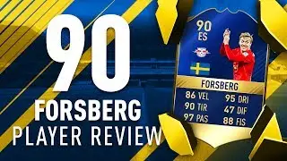 FIFA 17 | EMIL FORSBERG TOTS (90) | Player Review+Statistiche in game (ITA)