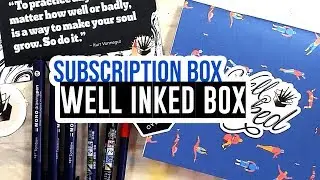 Well Inked Box subscription box - First box of 2018!! 🇨🇦 📦