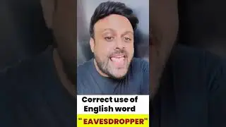 Correct use of English word 