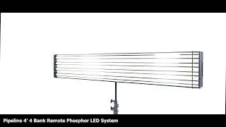Pipeline 4' 4 Bank Remote Phosphor LED System