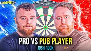 JOSH ROCK VS PUB DARTS PLAYER | FIRST TO THREE LEGS - PUB VS PRO