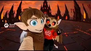 A helluva selfie time