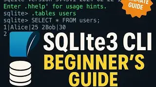 SQLite3 CLI: The Ultimate Beginner's Guide